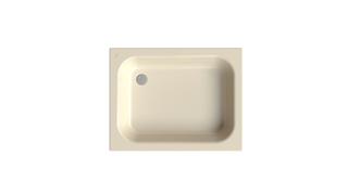 Duschwanne BetteQuinta 90x70x15cm, Glasur, pergamon