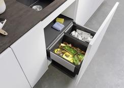 Blanco Abfallsystem SELECT II 60/2 2 Beh., m Systemabd., 1x30 l und 1x19 l