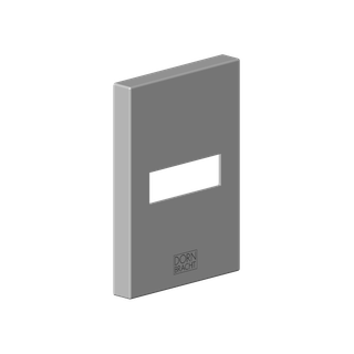 DO Rosette für Wandauslauf Ersatzteile 092778017 8,8 x 55 x 78 mm chrom