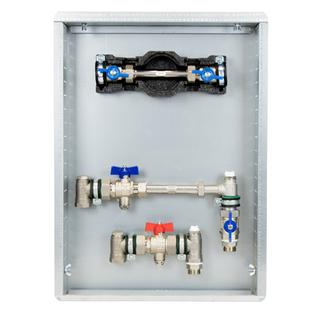 Strawa Wohnungsanschlussstation AS 14-W1-WMZ, 3/4", 385x525mm, UP-Schr.