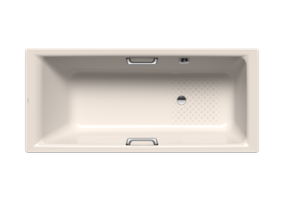 Kaldewei Badewanne PURO STAR 659 180x80cm, ÜL seitl., Sond.ÜL, AS, perg.