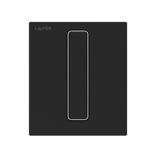 Laufen Urinal-Betät.-Platte AU101 INEO 12,5x14,5cm, schwarz matt