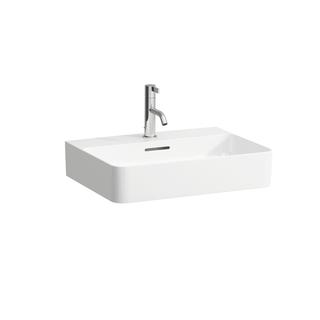 Laufen Aufsatz-Waschtisch VAL 55x42cm, Wd., o. ÜL, 3 HL, we. LCC act