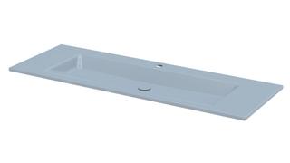 Einbau-Waschtisch BetteAqua A072 140x49,5cm, HLW1, blue satin