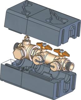 BOSCH Solebefülleinrichtung DN 25, Füll-/Spüleinrichtung