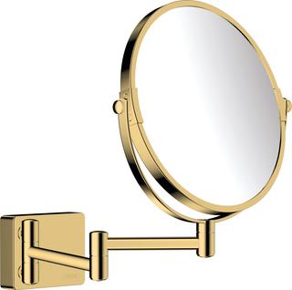 hansgrohe Rasierspiegel AddStoris Wandmontage, polished gold optic