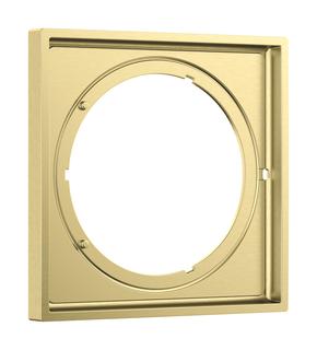 hansgrohe Verläng.-Ros. AXOR iBox Uni. 2 5mm, eckig, brushed brass