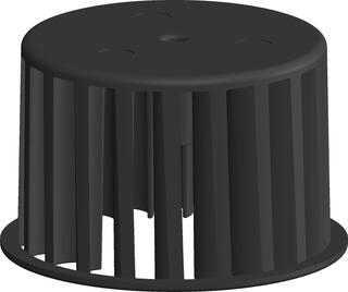 ATEC Gebläserad GPH AK 28, schwarz