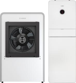 BOSCH Luftwärmepumpen-Paket JUPA CS771 CS7000iAW7IR-S, AWM9, CR11H, Luftkanal