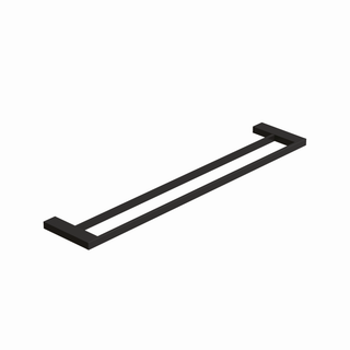 Kludi VELA C Doppel-Badetuchhalter Länge 600mm, mattschwarz