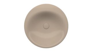 Einbau-Waschtisch BetteLux Oval A220 50x50cm, greige
