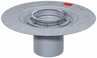 ACO Aufsatzstück d 136mm, Kunstst., f. Dünnbettabdichtung
