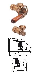 AS Retroventil mit Hebelkopf 1/2" Set