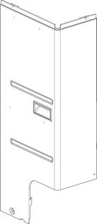 BOSCH Ersatzteil TTNR: 8738207342 Seitenteil rechts vorne 4-8kW