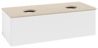 V&B WTU o. F-Struktur -Beleuchtg. Antao 120x36x50cm, WBP-farbe botti., wh. m Lac