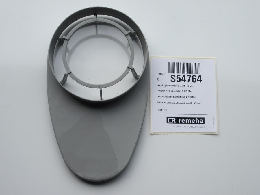 Artikelbild 1 des Artikels „RE ANSCHLUSSPLATTE KONZENTRISCH D.150MM S54764 “