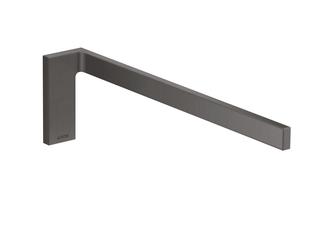 hansgrohe HTH Axor Uni. Rectangular 380mm, feststehend, brushed black chrome