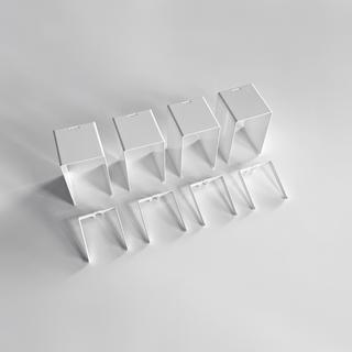 Zehnder Konsolenabdeckung für Fina Lean Bar, weiß