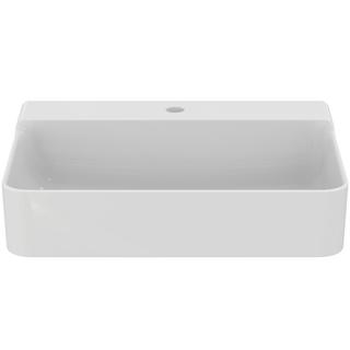 IS Waschtisch Conca 60x45x14,5cm, 1 HL, o. ÜL, geschli., we.