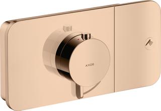 hansgrohe Fertigmontageset Axor One UP-Thermostat., 1 Verbr., pol. red gold
