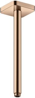 hansgrohe Deckenanschl. softsquare Axor 300mm, polished red gold, eckig