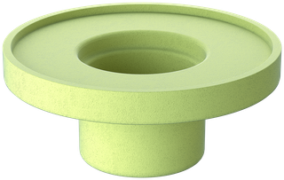 ACO Isolierkörper Passavant Spin DN/OD70mm 90Grad pur D330mm
