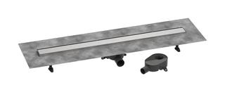 hansgrohe RainDrain Go Duschrinne Set, 40, 50, L 1000mm, Edelstahl Finish