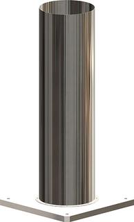 ATEC Festbrennstoffzugerhöhung PolyTop 250x333mm, Erhöhg. d 160mm, Ziegelschons