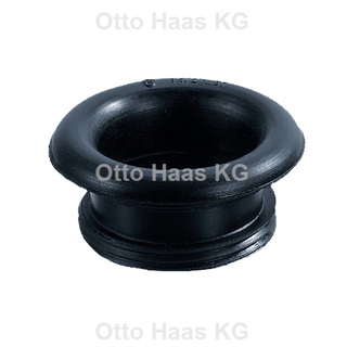 HAAS Gewinde-Nippel DN 40 f 2", 39x58x20mm, Kunstst., sw