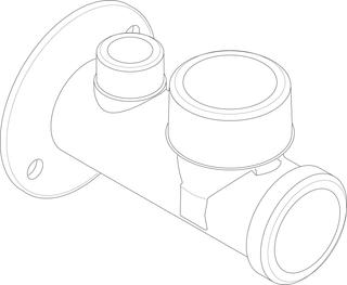 BOSCH Ersatzteil TTNR: 8718595433 T-Stück G11/2 mit Muffe G3/4 VL everp