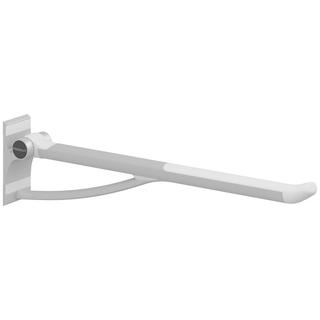 PLUS Stützklappgriff m. Dä. 850mm zur Festmontage. Weiß