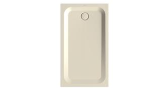 Duschwanne BetteUltra 5804 140x80x3,5cm, Wannenträger, pergamon