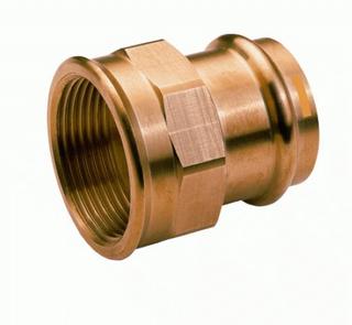 IBP Übergangsmuffe PG4270G B Press Gas 18mmxRp 1/2, Rotguss