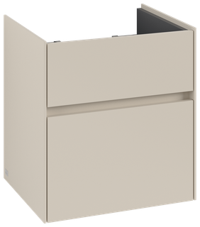 V&B Waschtischunterschrank Collaro 51x54,6x41,4cm, WT mi, LED, cashm Gr