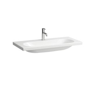 Laufen Waschtisch LUA 100x46cm, ubf., o. ÜL, m 1 Hahnl., perg.