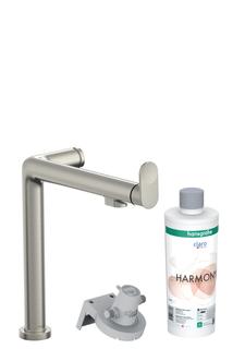 hansgrohe SPT-EHM Aqittura M91 1jet, Starter Set, Edelstahl-Optik