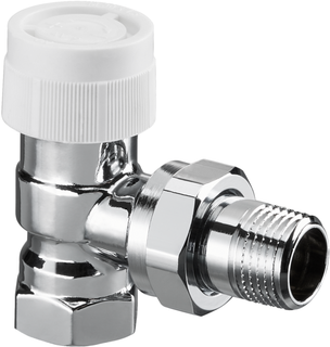 Oventrop Thermostatventil CV 9 Eck, Messing verchromt, DN 15