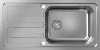hansgrohe Einbauspüle S44 m Tropffl, Unterschr. 60cm, 1 Beck., ES
