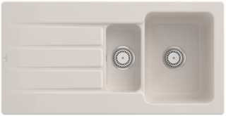 V&B Spüle Architectura 60 XR m Abl.garn, rd m Hand., crema C-plus