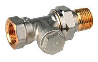 Resideo Rücklaufverschraubung Verafix-E 3/4", DG, Messing, IG am Ventileintritt
