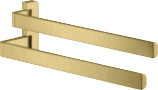 hansgrohe Handtuchhalter Axor universal 409mm, 2-arm, schwenkbar, brushed brass