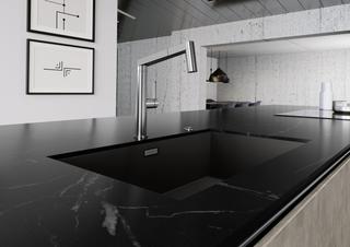 Blanco Becken ZEROX 74x44cm, ES d. st., o. Abl-Fernbed.