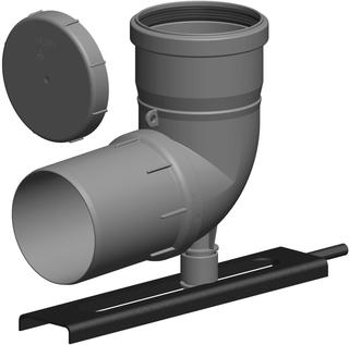 ATEC SV-Schachteinführung PolyTop DN 100, schraubbar mit Auflager