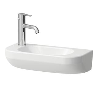 Laufen Handwaschbecken LUA 50x23cm, asym., o. ÜL, HL links, weiß