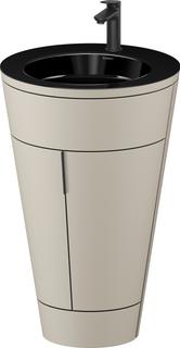 Duravit WTU c-bon Set Starck 1 56x86,4x60,5cm, st, Gr. sw, Tau s-matt