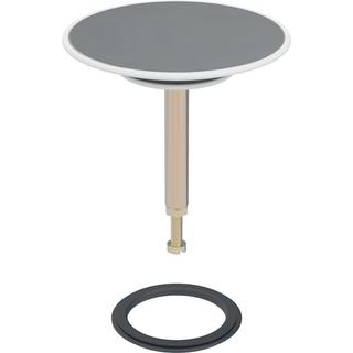 GE Ventilstopfen d72/35x5,5 für BW Ablauf, weiß/chrg