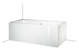 Kaldewei Badewanne MEISTERSTÜCK CONODUO 1-1713 180 x 80 cm, rechts, weiß Perl-Effekt