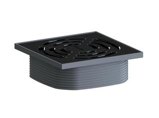 Dallmer Aufsatz DallDrain Pure schwarz matt, 120x120mm