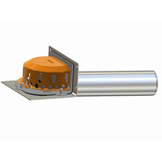 LORO Attika Direktablauf Serie 43 DN 100, Fl, f PVC, Notabl.