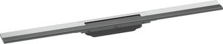 hansgrohe RainDrain Flex Duschrinne 800mm, chrom, Fertigset, kürzbar